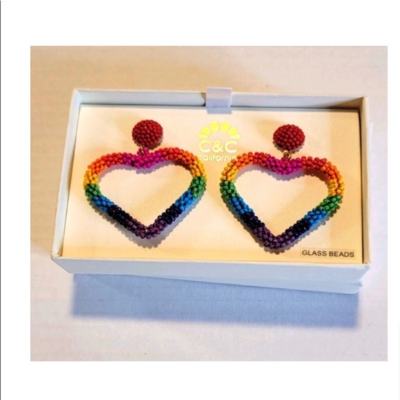 C&C California Jewelry - NWT C&C CALIFORNIA HEART HANDBEADED …